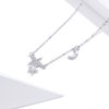 Colar Stars And Moon Story estilo Pandora - SCN404