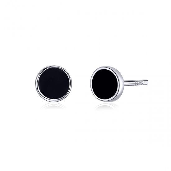 Brincos Petit Peça Redonda Pequena estilo Pandora - SCE694  Clique na imagem para fechar