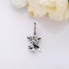 Pingente Pandora de prata Mickey e Minnie