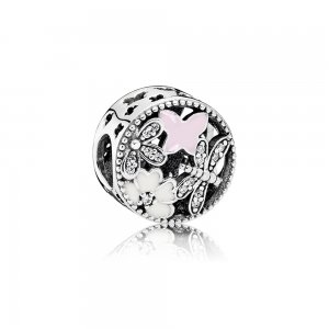 Charm PANDORA Meu Pequeno Jardim - 791842ENMX Charm PANDORA Meu Pequeno Jardim - 791842ENMX