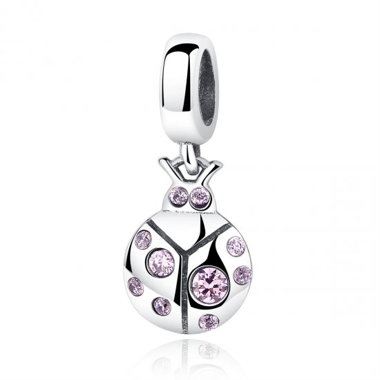 Charm Pendente Besouro Pequeno estilo Pandora - SCC023  Clique na imagem para fechar