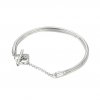 Pulseira com fecho em T Coração Pandora - 599285C00