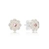 Brinco PANDORA Petit Dália - Flor da Gentileza - 290687NBP