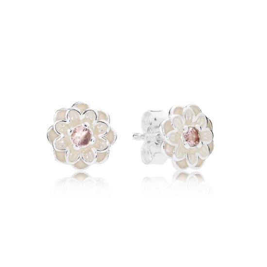 Brinco PANDORA Petit Dália - Flor da Gentileza - 290687NBP  Clique na imagem para fechar