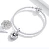 Charm Pendente 100 línguas eu te amo estilo Pandora - SCC1307
