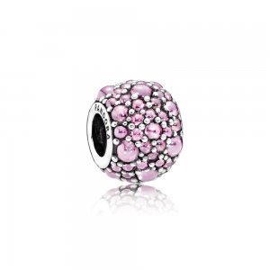 Charm PANDORA Gotas de Orvalho Rosa - 791755PCZ