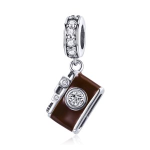 Charm Pendente Câmera digital vintage estilo Pandora - SCC953