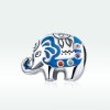 Charm Elefante Colorido estilo Pandora - SCC1821