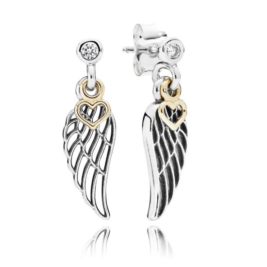 Brinco PANDORA Amor de Anjo - 290583CZ  Clique na imagem para fechar