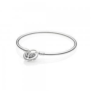 Bracelete PANDORA Rígido Corações Florescentes - 597101-17 Bracelete PANDORA Rígido Corações Florescentes - 597101-17