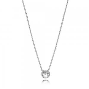 Colar Pandora de prata Elegância Clássica Colar Pandora de prata Elegância Clássica