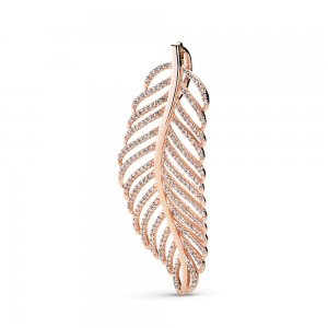 Pendente para Colar Rosê Plumas - 380350CZ Pendente para Colar Rosê Plumas - 380350CZ
