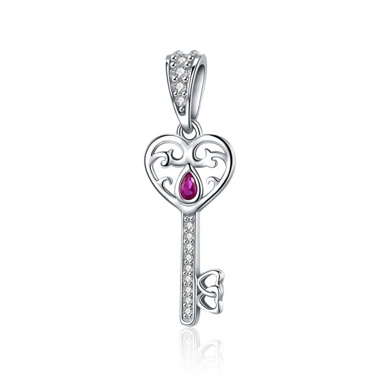 Pendente A chave para a felicidade estilo Pandora - SCC791  Clique na imagem para fechar