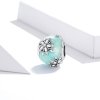 Charm Flocos de Neve Brilhantes estilo Pandora - SCC1650