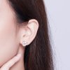 Brincos Petit Pearl Cat estilo Pandora - SCE688