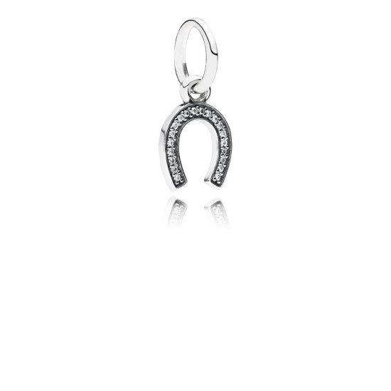 Charm PANDORA de Prata Pendente Brilhante Amuleto da Sorte - 791306CZ  Clique na imagem para fechar