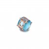 Charm Oval Em Cabochão Azul Pandora Rose™ - 789309C01