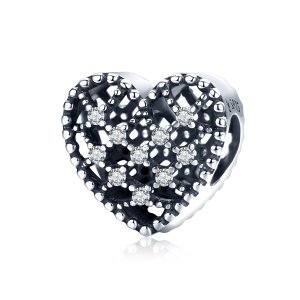 Charm Siga seu coração estilo Pandora - SCC1572
