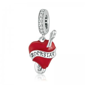 Charm Pendente Rockstar estilo Pandora - SCC1627