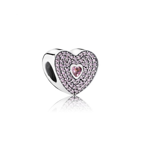 Conta PANDORA Sweetheart - 791555CZS  Clique na imagem para fechar