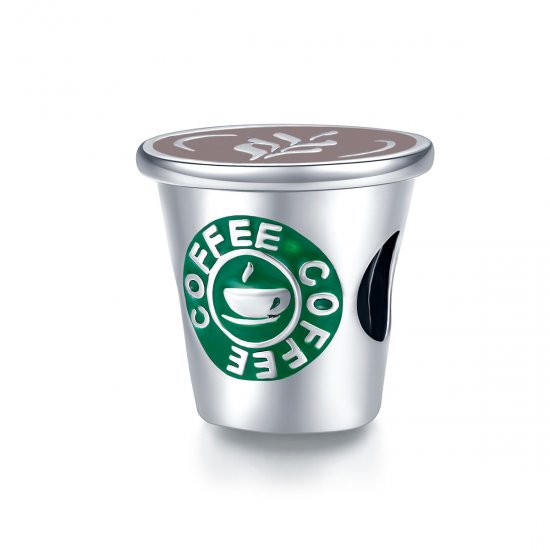 Charm Hora do café life Pandora - SCC1545  Clique na imagem para fechar