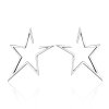 Brincos Petit Estrela moderna estilo Pandora - SCE107