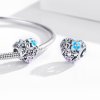 Charm Flores e borboletas estilo Pandora - SCC1836