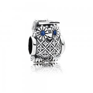 Charm berloques PANDORA Mestre Coruja - 791502NSB Charm berloques PANDORA Mestre Coruja - 791502NSB
