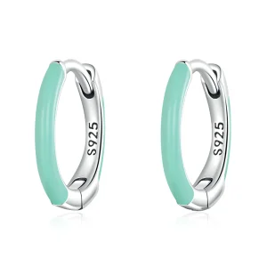 (imagem para) Pandora Style Double Circle Hoop Earrings - SCE1454