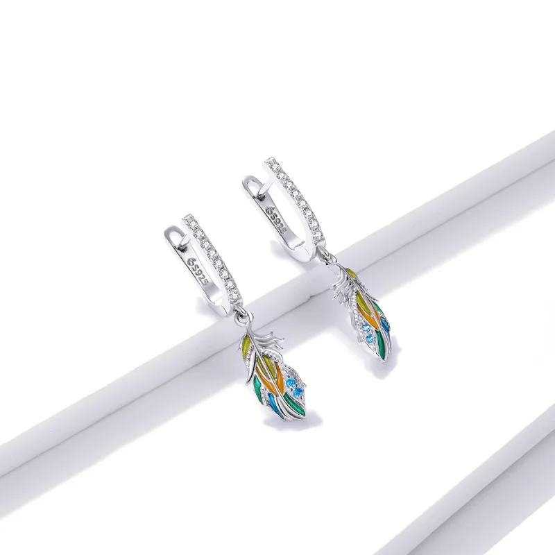 (imagem para) Pandora Style Iroha Hoop Earrings - BSE485 - Visualizar 3