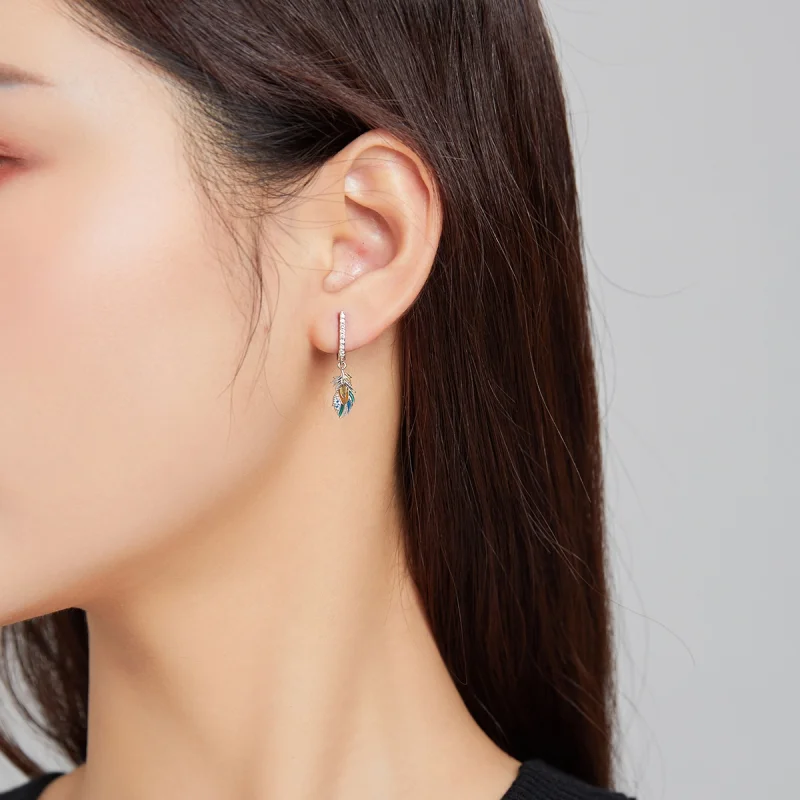 (imagem para) Pandora Style Iroha Hoop Earrings - BSE485 - Visualizar 6