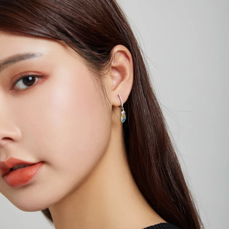 (imagem para) Pandora Style Iroha Hoop Earrings - BSE485 - Visualizar 7