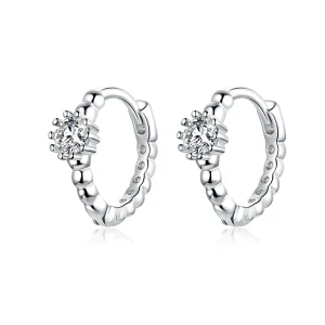 (imagem para) Pandora Style Love Hoop Earrings - BSE194