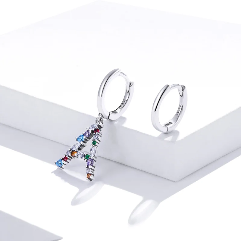 (imagem para) Pandora Style Romantic Girl Hoop Earrings - SCE1030 - Visualizar 4