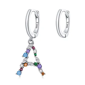 (imagem para) Pandora Style Romantic Girl Hoop Earrings - SCE1030