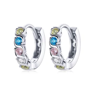 (imagem para) Pandora Style Shine Hoop Earrings - SCE1166-A