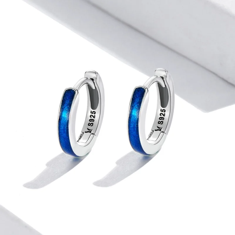 (imagem para) Pandora Style Simple Hoop Earrings - SCE1360 - Visualizar 2