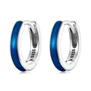 (imagem para) Pandora Style Simple Hoop Earrings - SCE1360