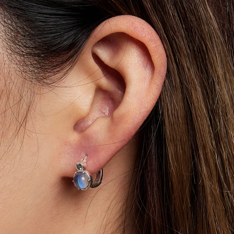 (imagem para) Pandora Style Simple Symphony Hoop Earrings - SCE1411 - Visualizar 5