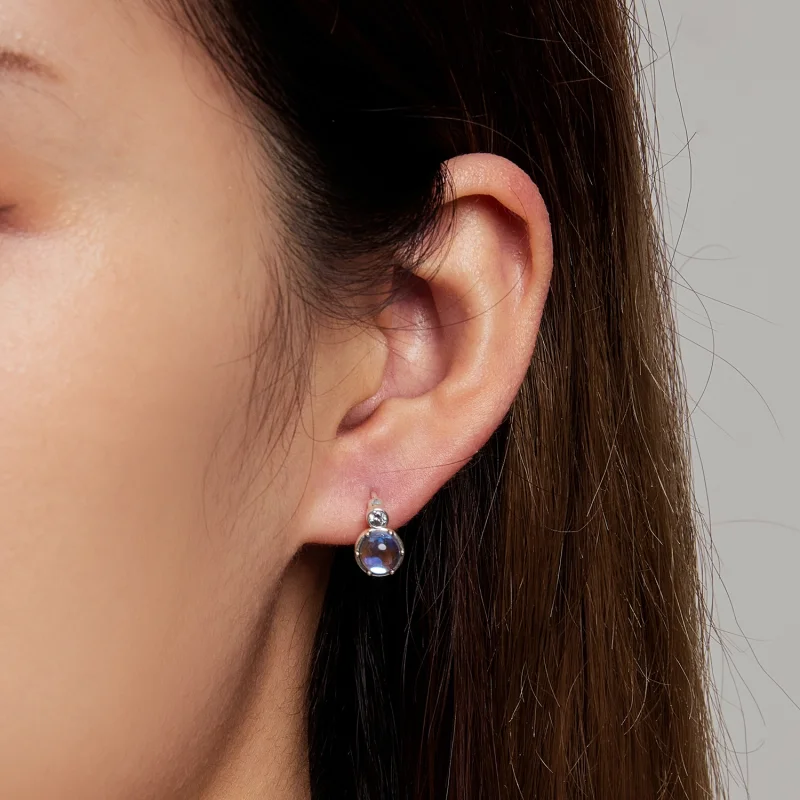(imagem para) Pandora Style Simple Symphony Hoop Earrings - SCE1411 - Visualizar 6