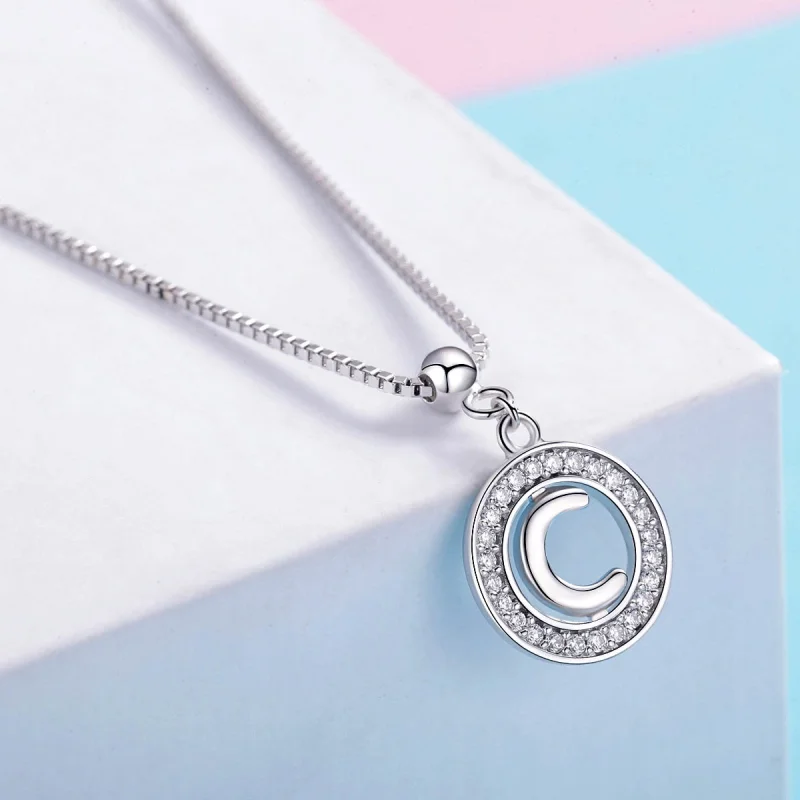 (imagem para) Pandora Style Me Wish Letter-C Dangle - BSP001-C - Visualizar 4