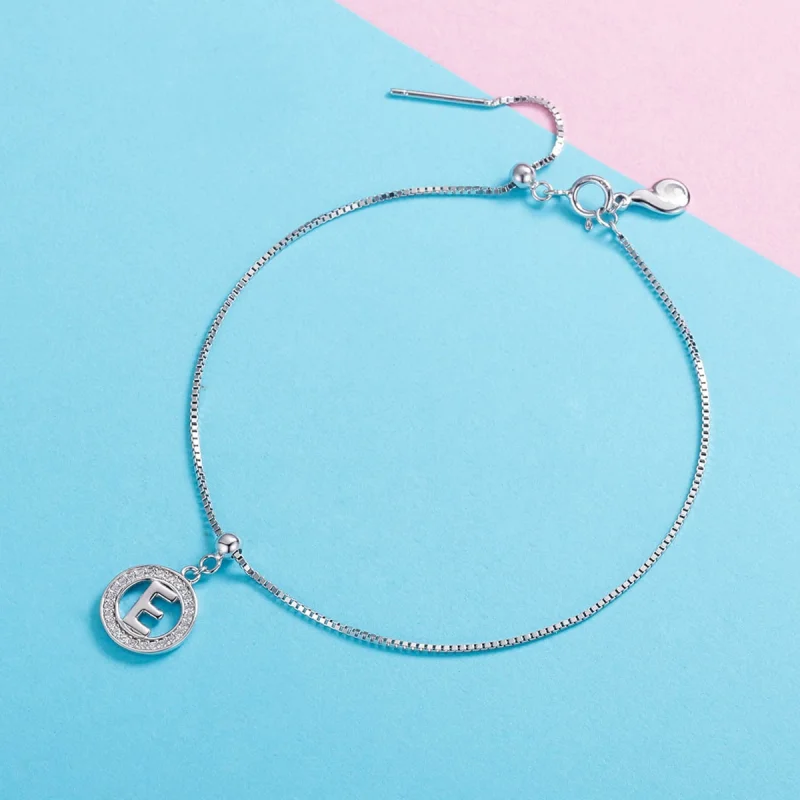 (imagem para) Pandora Style Me Wish Letter-E Dangle - BSP001-E - Visualizar 2