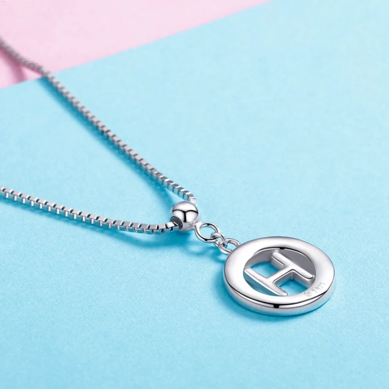 (imagem para) Pandora Style Me Wish Letter-H Dangle - BSP001-H - Visualizar 3