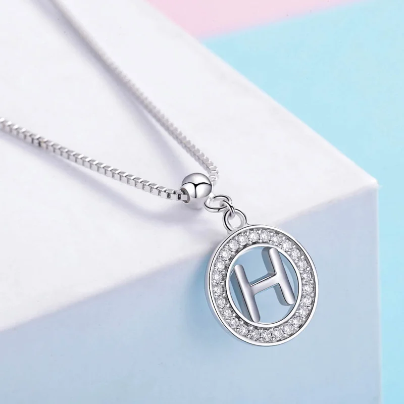 (imagem para) Pandora Style Me Wish Letter-H Dangle - BSP001-H - Visualizar 4