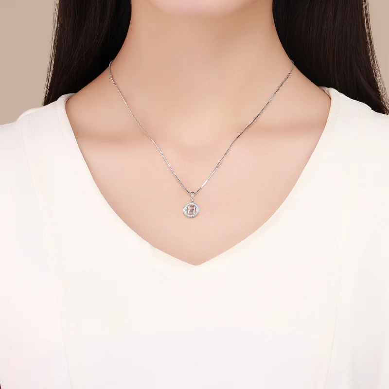 (imagem para) Pandora Style Me Wish Letter-H Dangle - BSP001-H - Visualizar 5