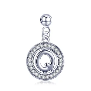 (imagem para) Pandora Style Me Wish Letter-Q Dangle - BSP001-Q