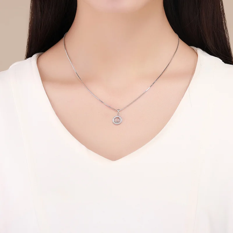 (imagem para) Pandora Style Me Wish Letter-U Dangle - BSP001-U - Visualizar 5