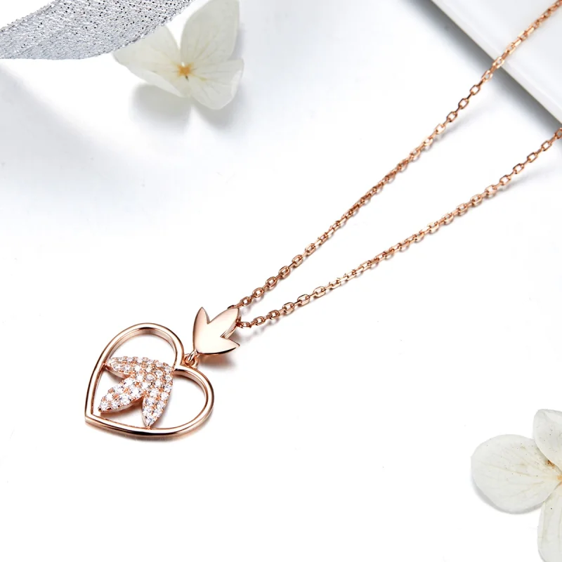 (imagem para) Colar Amor de outono estilo Pandora Rose - SCN313 - Visualizar 5