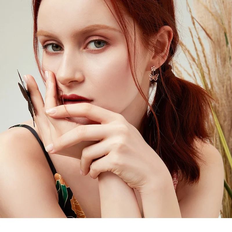 (imagem para) Colar Borboleta Dançante estilo Pandora Rose - BSN053 - Visualizar 6