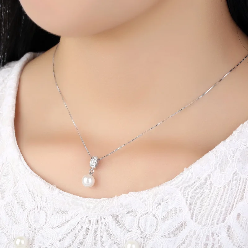 (imagem para) Colar Colar de Prata 925 estilo Pandora - SCN030 - Visualizar 2